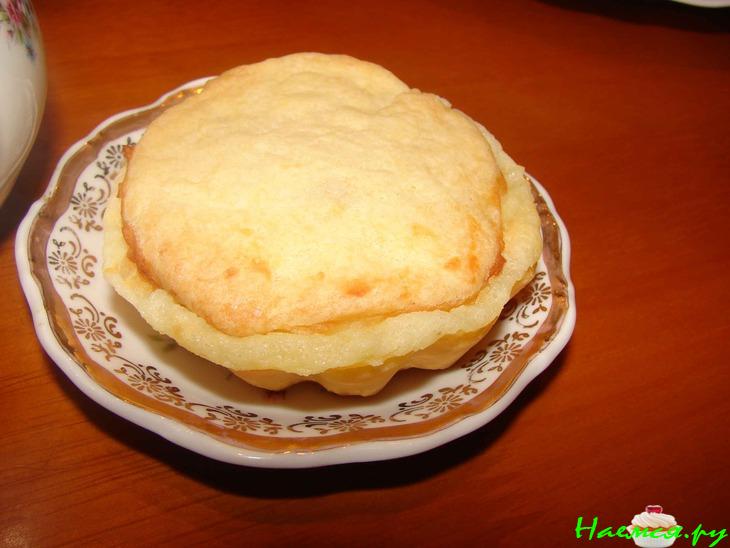 Корзиночки с вкусным ванильным кремом