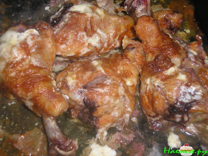 Куриные ножки с паприкой в майонезе