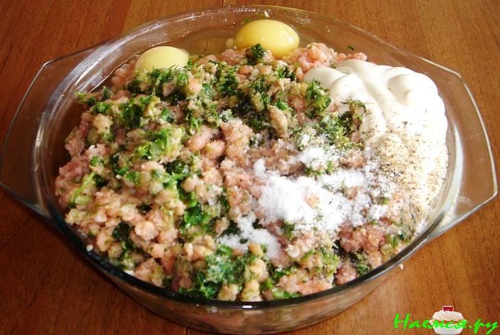 Котлеты из горбуши с зеленью