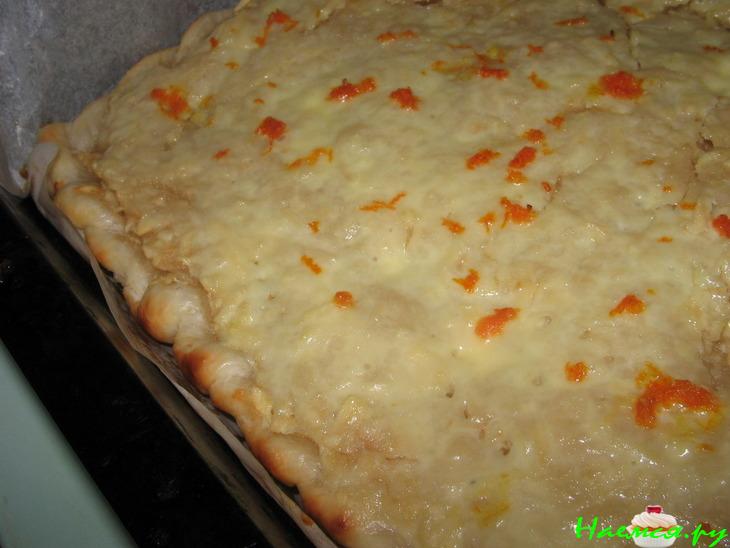 Пирог яблочный со сметанной заливкой Пирог яблочный со сметанной заливкой