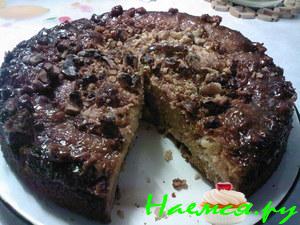 Пирог с изюмом, вишней и тыквой в медовой заливке Пирог с изюмом, вишней и тыквой в медовой заливке