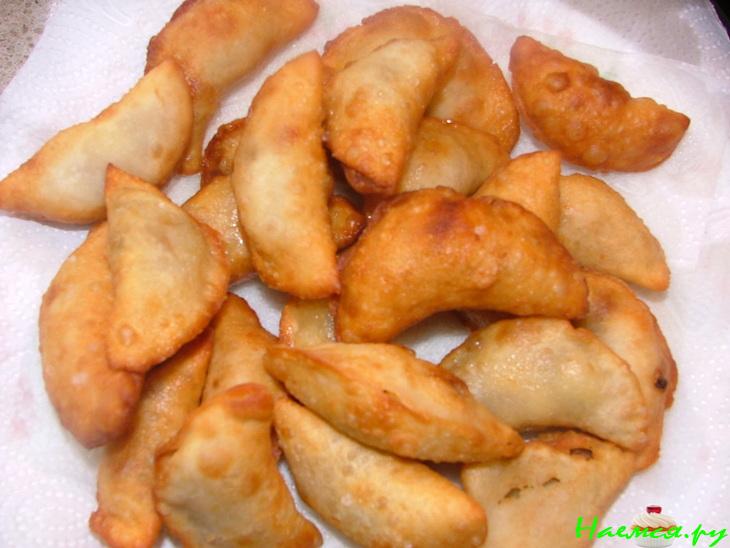 Жареные пирожки на один укус