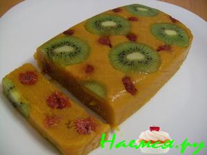 Суфле из тыквы с курагой