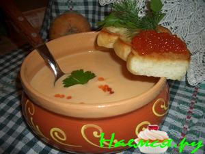 Крем-суп с копченным лососем по-фински