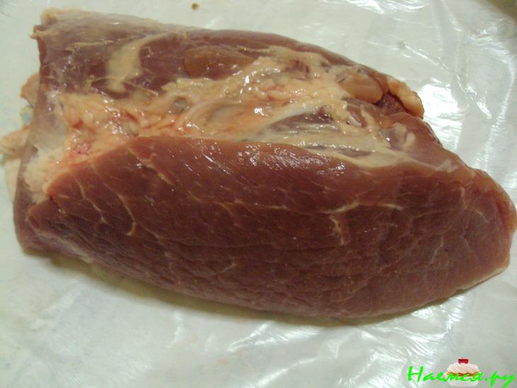 Вареное мясо с овощами