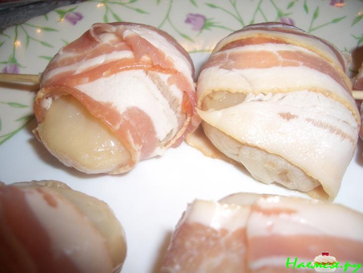 Шашлычки из морепродуктов