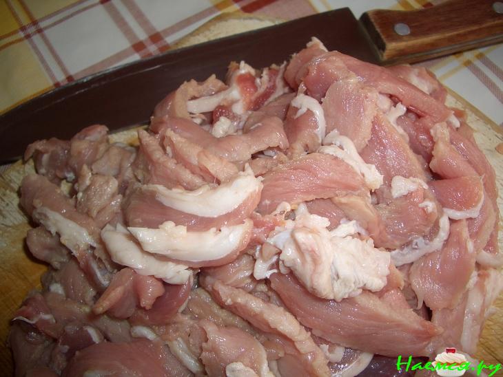 Запеканка из макарон со свининой