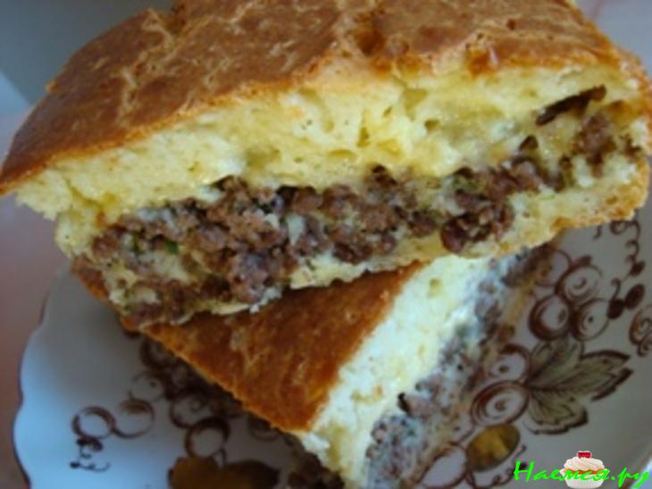 Нежный сытный пирог