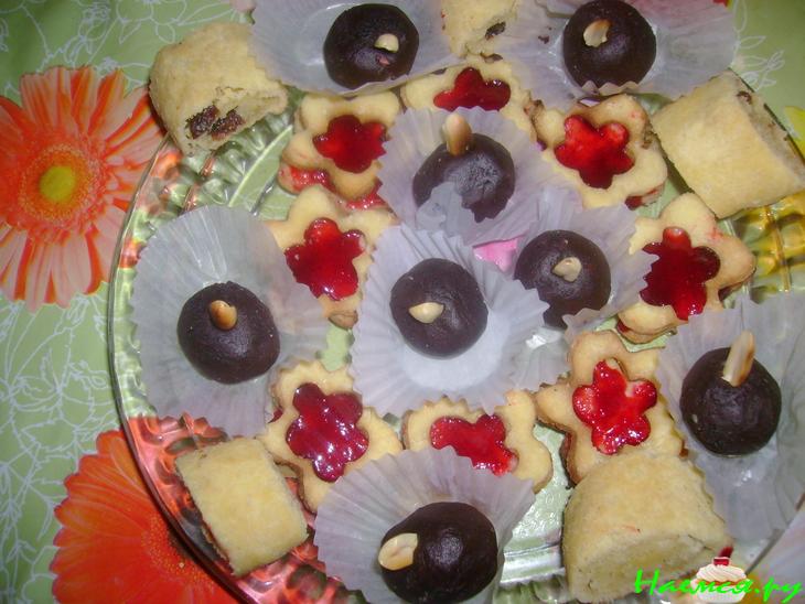 Песочное печенье с джемом