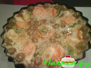 Пирог со свежими фруктами