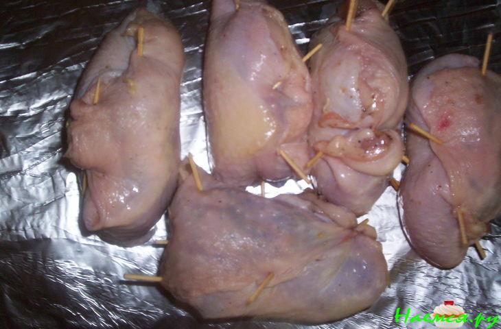 "Ножки с сыром и чесноком"