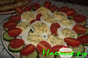 Яйца фаршированные "Простенькие" Яйца фаршированные "Простенькие"