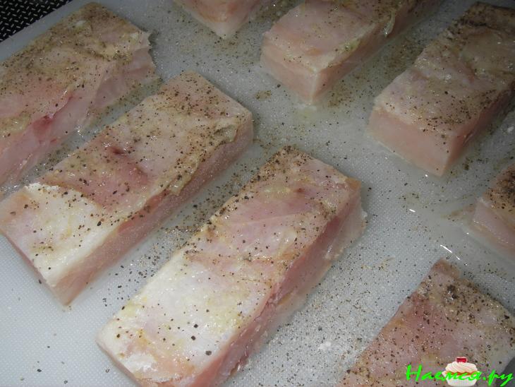 Картофельные рулеты с морским окунем