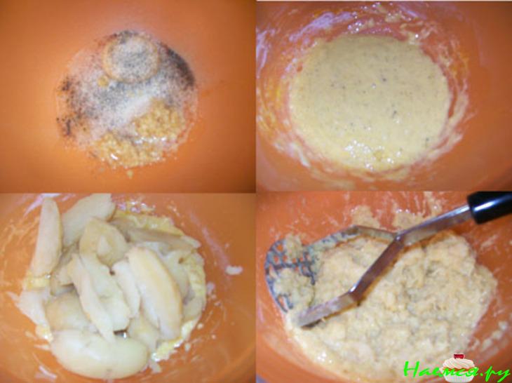 Необычные драники - котлеты с сыром, сосисками и беконом Необычные драники - котлеты с сыром, сосисками и беконом