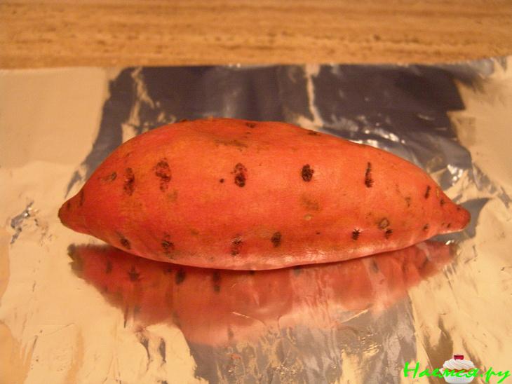 Сладкий картофель в фольге Сладкий картофель в фольге