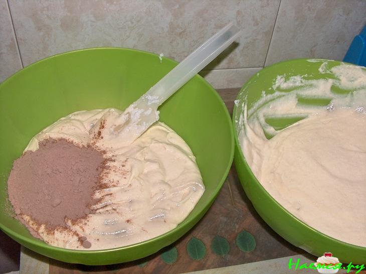 Кекс Мраморный на сметанке Кекс Мраморный на сметанке