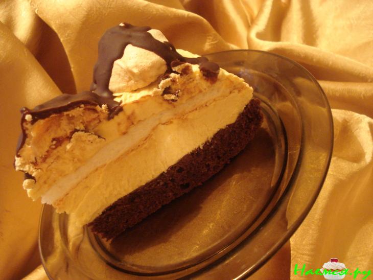 Торт "Птичье молоко" (готовимся к мужскому празднику)