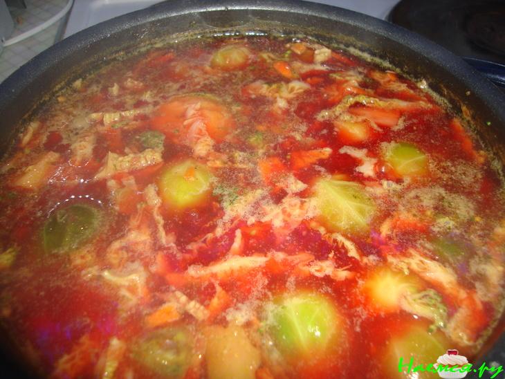 Борщ из индейки "Капустное изобилие"