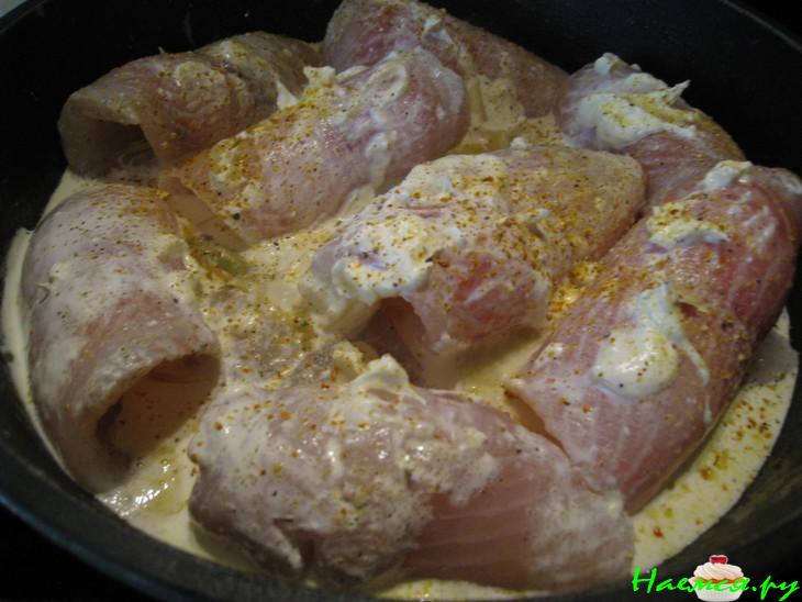 Рулетики из морской рыбы