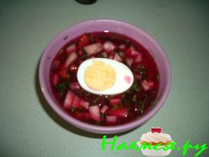 Холодный борщ со свеклой (вариант) Холодный борщ со свеклой (вариант)