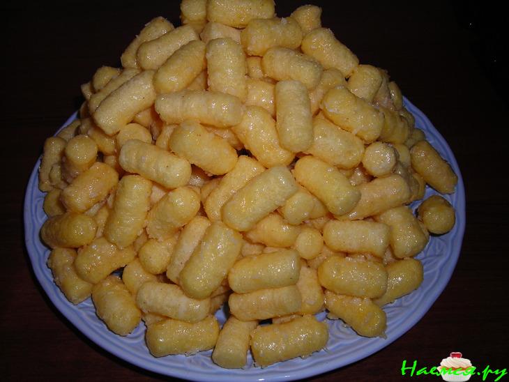 Чак-чак из кукурузных палочек