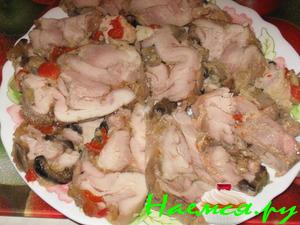 Рулет мясной "Праздничный"