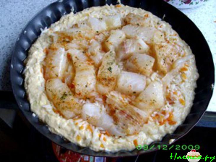 Пирог с палтусом 