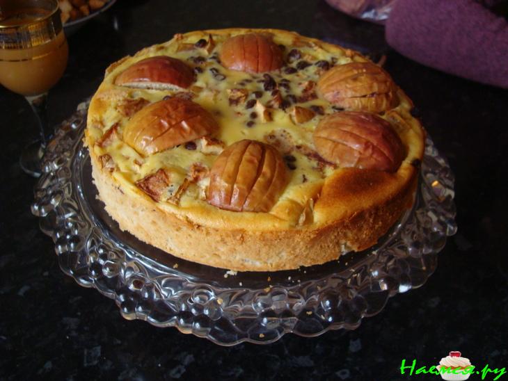 Сметанный пирог с яблоками Сметанный пирог с яблоками