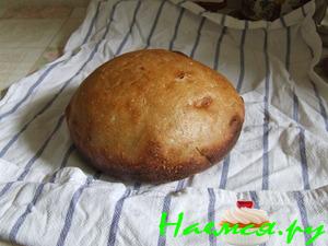 Простой домашний хлеб на закваске