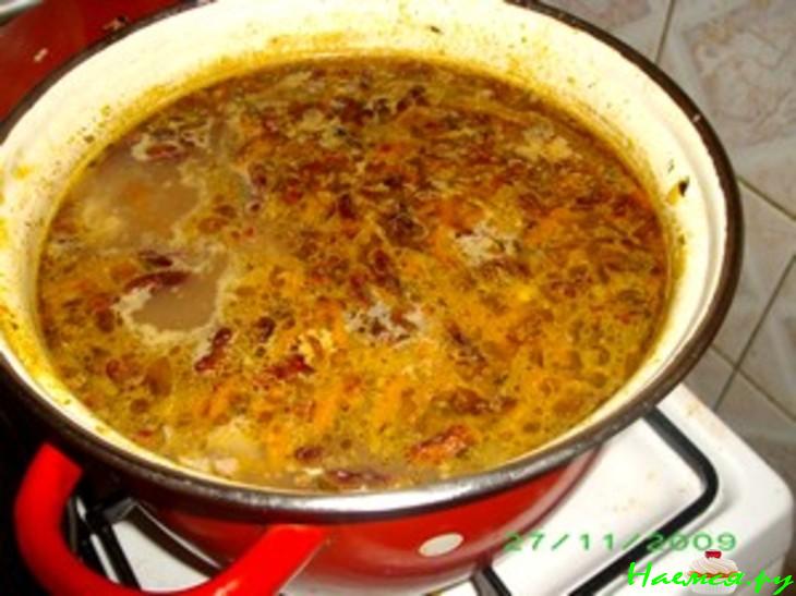 Суп фасолевый с орехами (мой вариант)