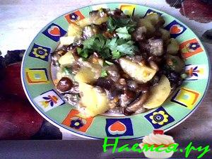 Рагу с грибами и баклажанами Рагу с грибами и баклажанами