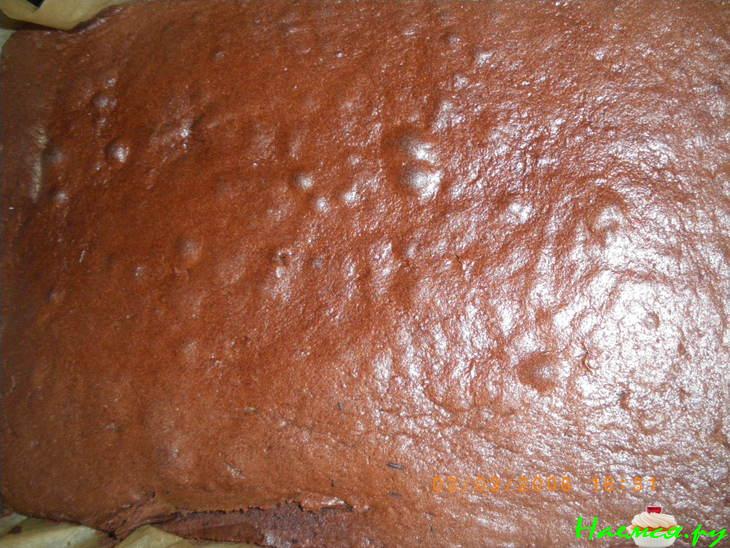 Шоколадный торт с со сливочно-творожным кремом