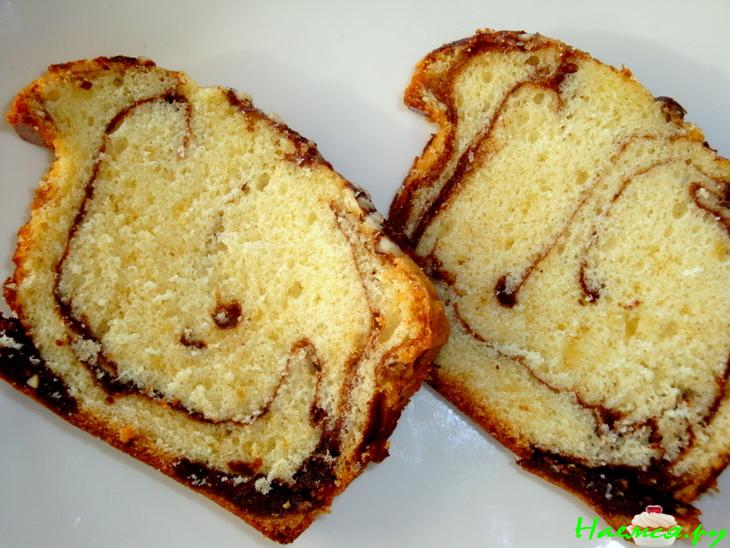 Вкусный кекс-пирог и шоколадная помадка