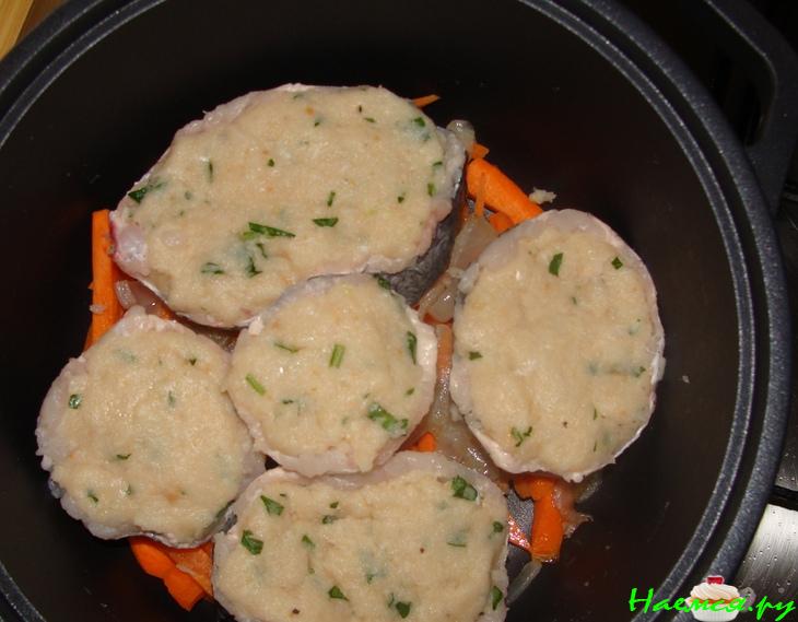 Фаршированная рыба (треска)