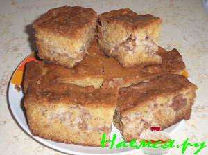 Пирог "Золотой" с яблоком