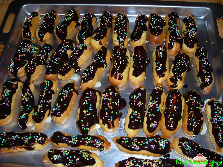 Эклерчики в глазури