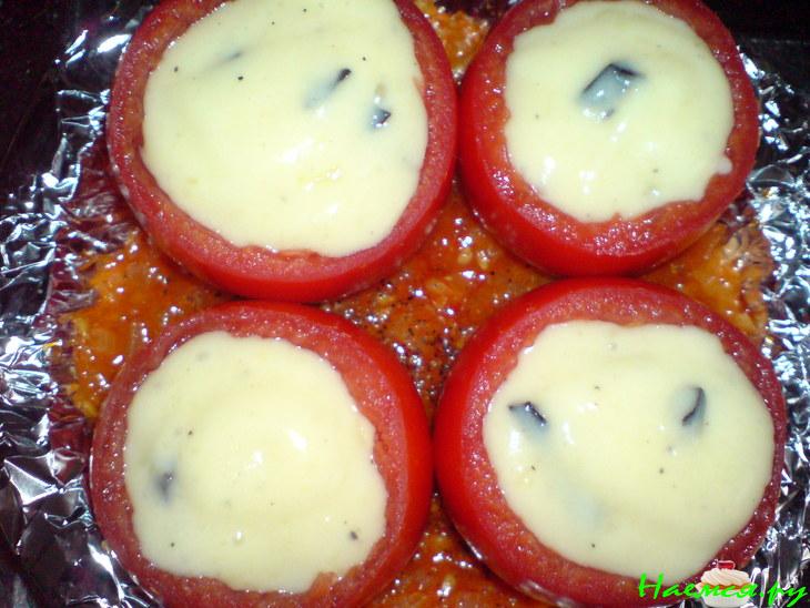 Фаршированные помидоры с картофелем и маслинами Фаршированные помидоры с картофелем и маслинами