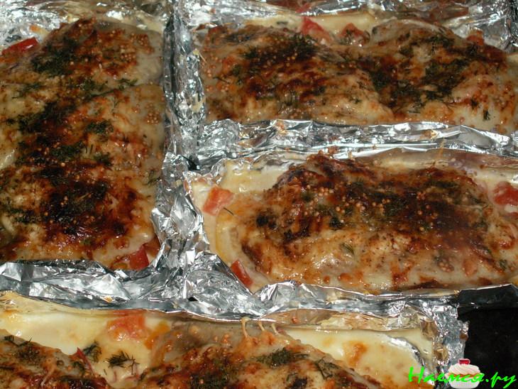 Телапия в медово-горчичном маринаде