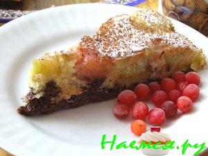 Бисквитная шарлотка Бисквитная шарлотка