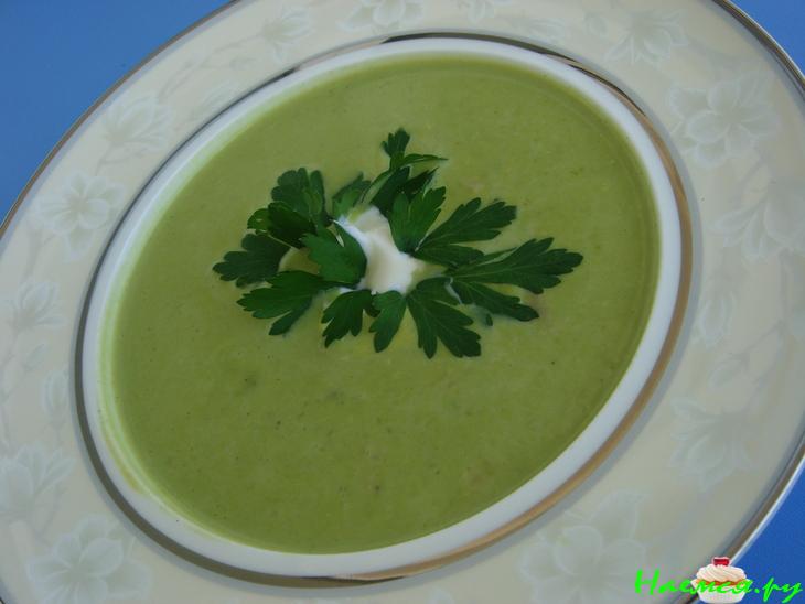 Суп-пюре из горошка и окорока Суп-пюре из горошка и окорока