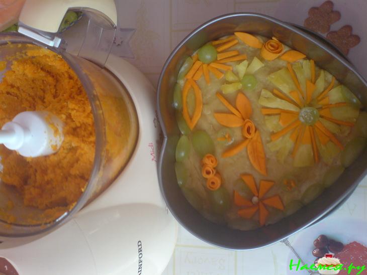 Пирог "Виноградно-тыквенный"