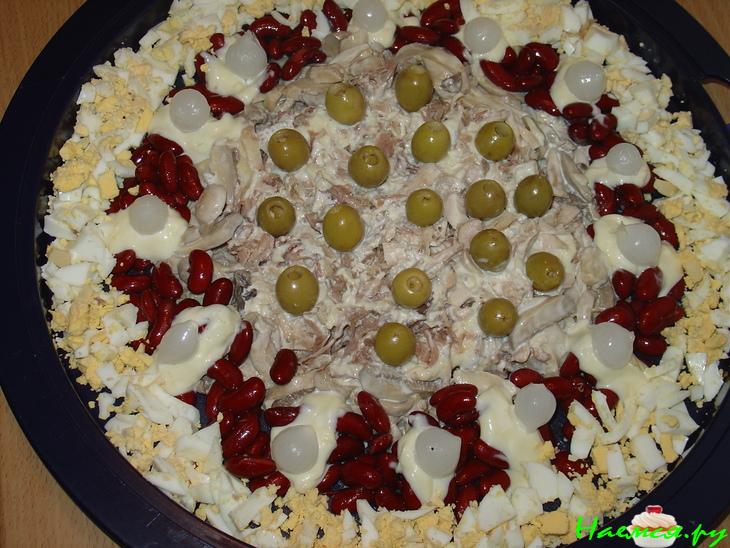 Салат "Колесо обозрения"