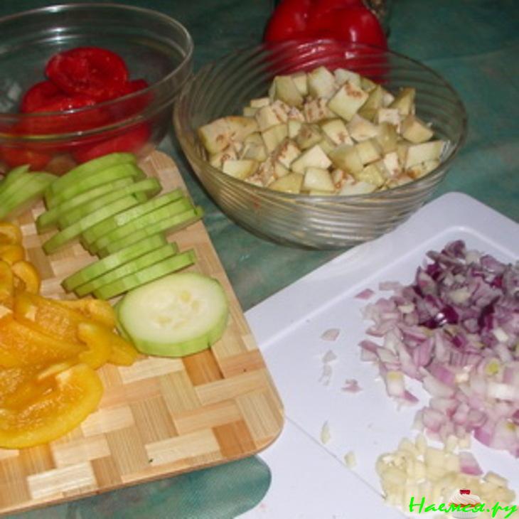 Рататуй с сухим белым вином Рататуй с сухим белым вином