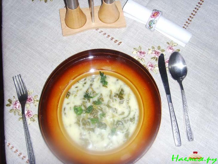 Шпинатовый суп - болгарский вариант