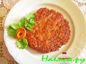 Мясная лепешка