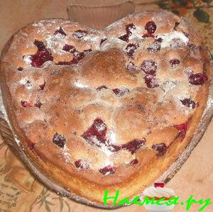 Венский пирог с вишней