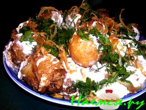 Картофель в сметане