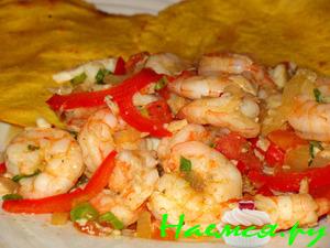 Рыба и креветки