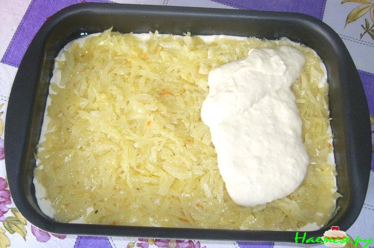 Пирог заливной... капустный..