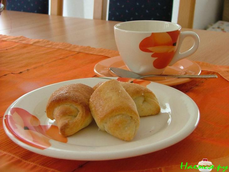 Творожные рогалики